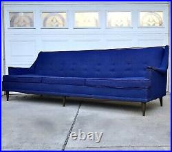 Vintage Mid Century Modern Kroehler Avant Series Sofa Couch Danish Pearsall MCM
