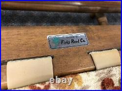 Vintage Mid Century Modern SOFA Ficks Reed bamboo bentwood boho chic couch 60s