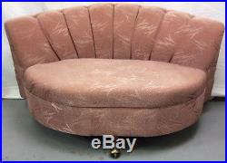 Vintage Mid Century Modern Sectional Sofa Couch Coral WE FREIGHT