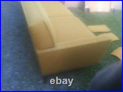 Vintage Mid-Century Modern Sofa 1969 FlexSteel Orange Brady Bunch Couch Nice
