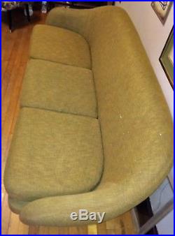 Vintage Mid Century Modern Tweed Couch Sofa 1950-1960 Viko