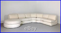 Vintage Milo Baughman Thayer Coggin Serpentine Sectional Sofa Mid Century Modern