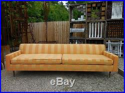 Vintage Milo Baughman Thayer Coggin X Long Sofa Mid Century Modern Probber Era