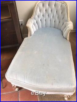 Vintage Shabby Chaise Lounge