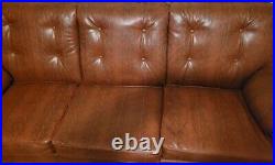Vintage Snake Skin Leather Sofa/Sleeper