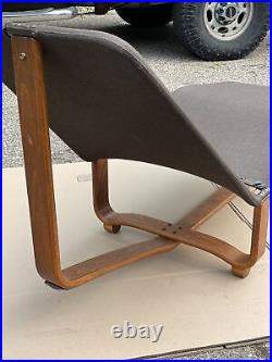 Vintage Westnofa Chaise Lounge Chair Mid Century Modern With Slipcover Relling