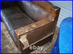 Vintage Wooden Duofold Sofa Bed by Kreohler Co