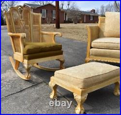 Vintage french provincial Antique Lounge Furniture