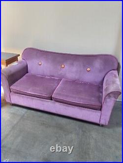 Vintage hide a bed couch sofa