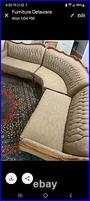 Vintage sectional sofa couch