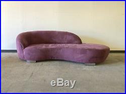 Vladimir Kagan Cloud Sofa By Weiman 1980s/90s Post Modern Chaise Lounge Couch