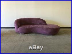 Vladimir Kagan Cloud Sofa By Weiman 1980s/90s Post Modern Chaise Lounge Couch