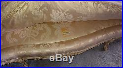 Vtg Meyer, Gunther, Martini, New York Louis XV Style Upholstered Sofa Settee