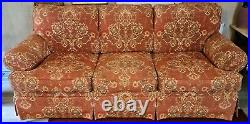 Wonderful HENREDON Upholstery Collection 3 Seat Sofa w 4 Pillows and Arm Covers