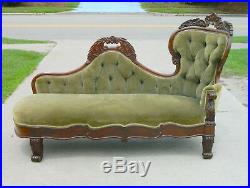 Wonderful Mahogany Empire Victorian Lounge Recamier Sofa circa 1850