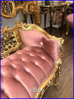 Wonderful Sofa/sette/love Seat In Louis XV Style -worldwide Shipping
