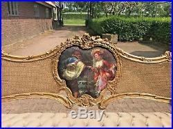 Wonderfully Decorated Louis XVI Sofa/love Seat/settee Worldwide Shipping